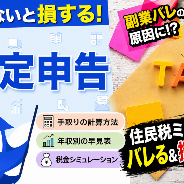 知らないと損｜住民税の設定ミスでバレる仕組み