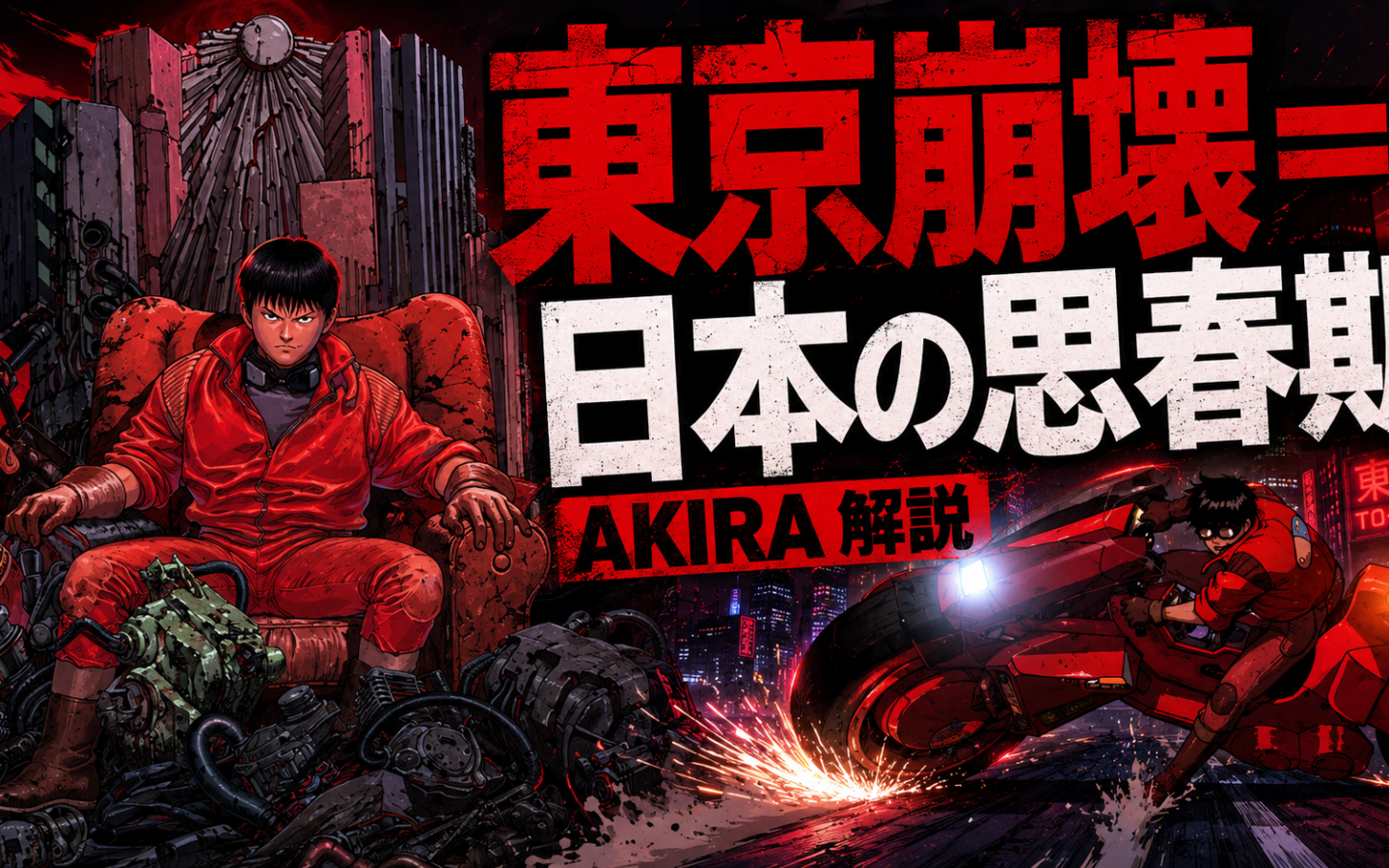 【AKIRA】ーー東京崩壊は“日本の思春期”が爆発した瞬間だった