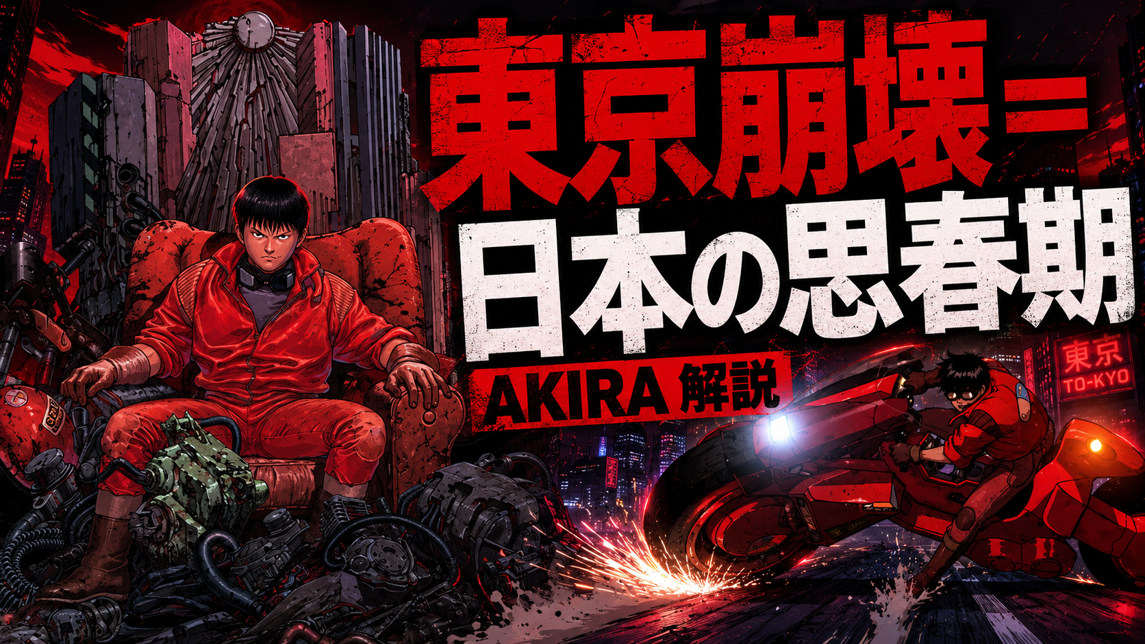 【AKIRA】ーー東京崩壊は“日本の思春期”が爆発した瞬間だった