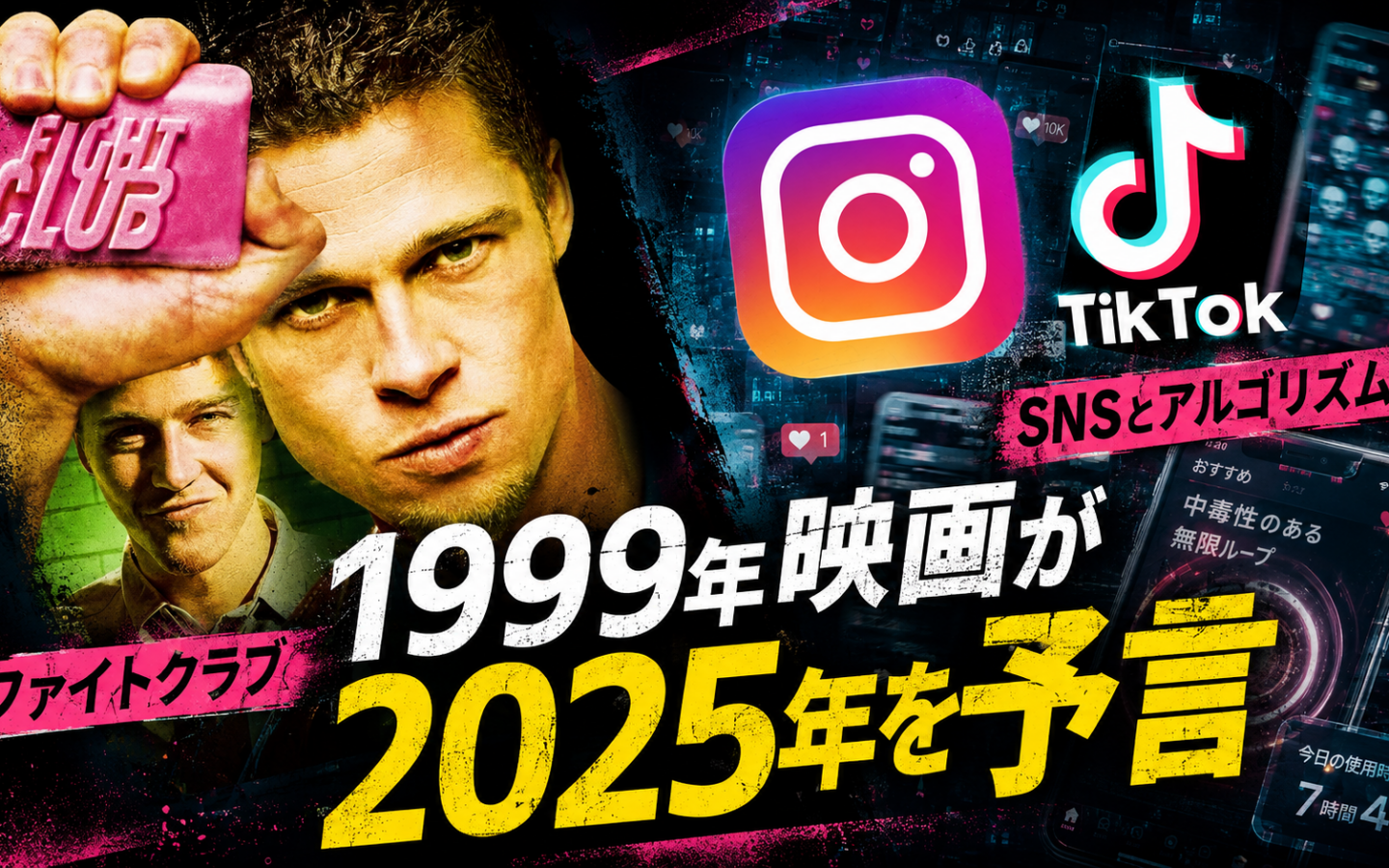 【ファイトクラブ】ー「お前たちは消費の奴隷だ」1999年の映画が2025年の俺たちを完全に描写していた