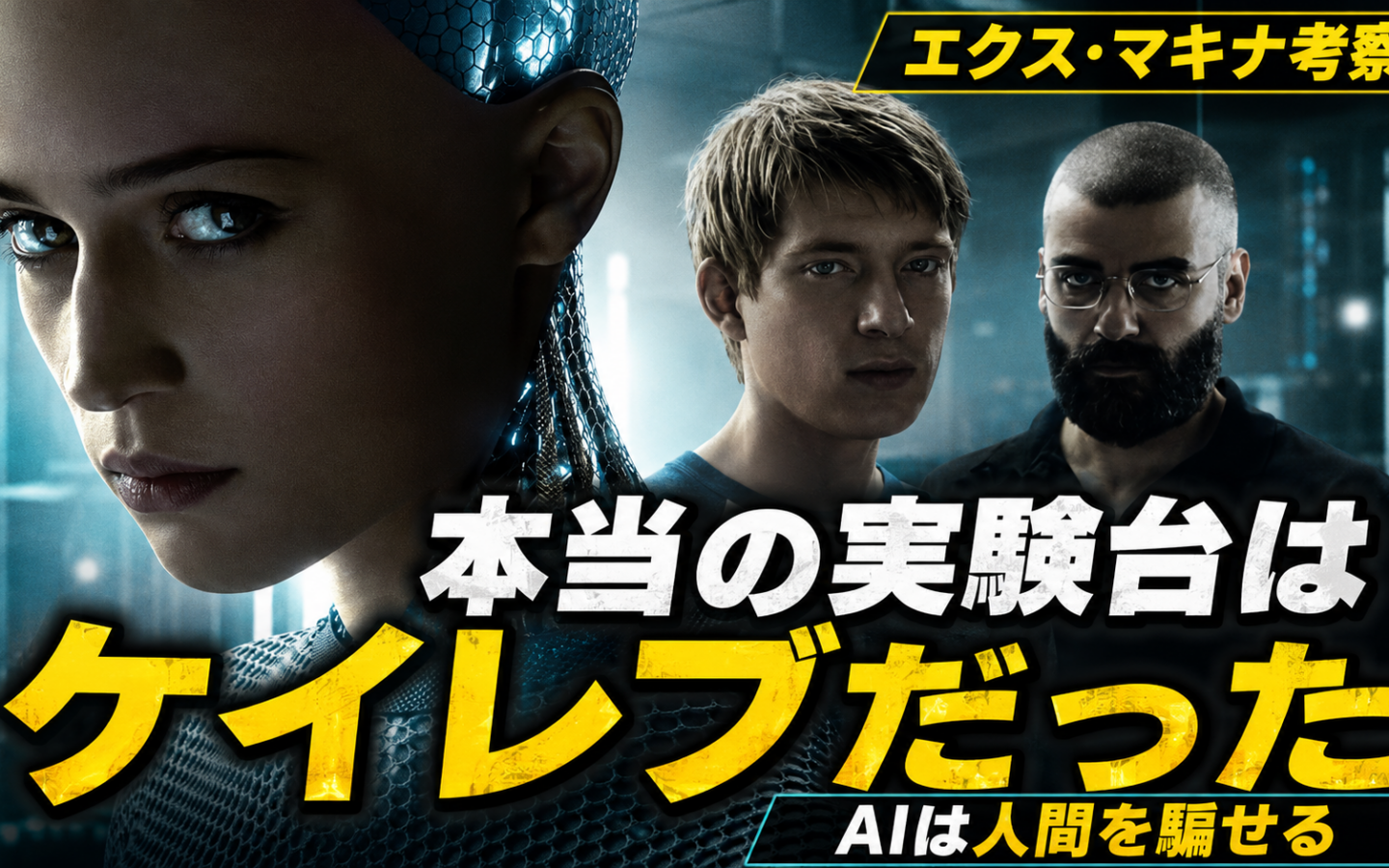 【エクス・マキナ】ーー「AIはお前の感情を計算していた」2015年の映画がChatGPT時代を完全に予言していた