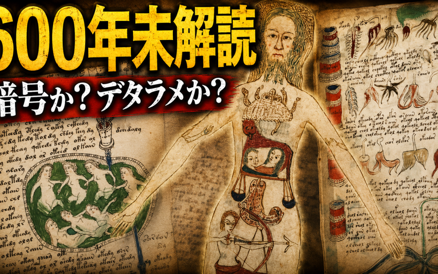 【ヴォイニッチ手稿】ーー600年読めない本は暗号かデタラメか