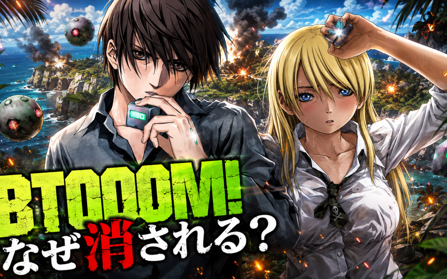 【BTOOOM!】ーー「消えてほしい人間が選ばれた」は本当か。スケープゴート理論で読む孤島の殺し合い