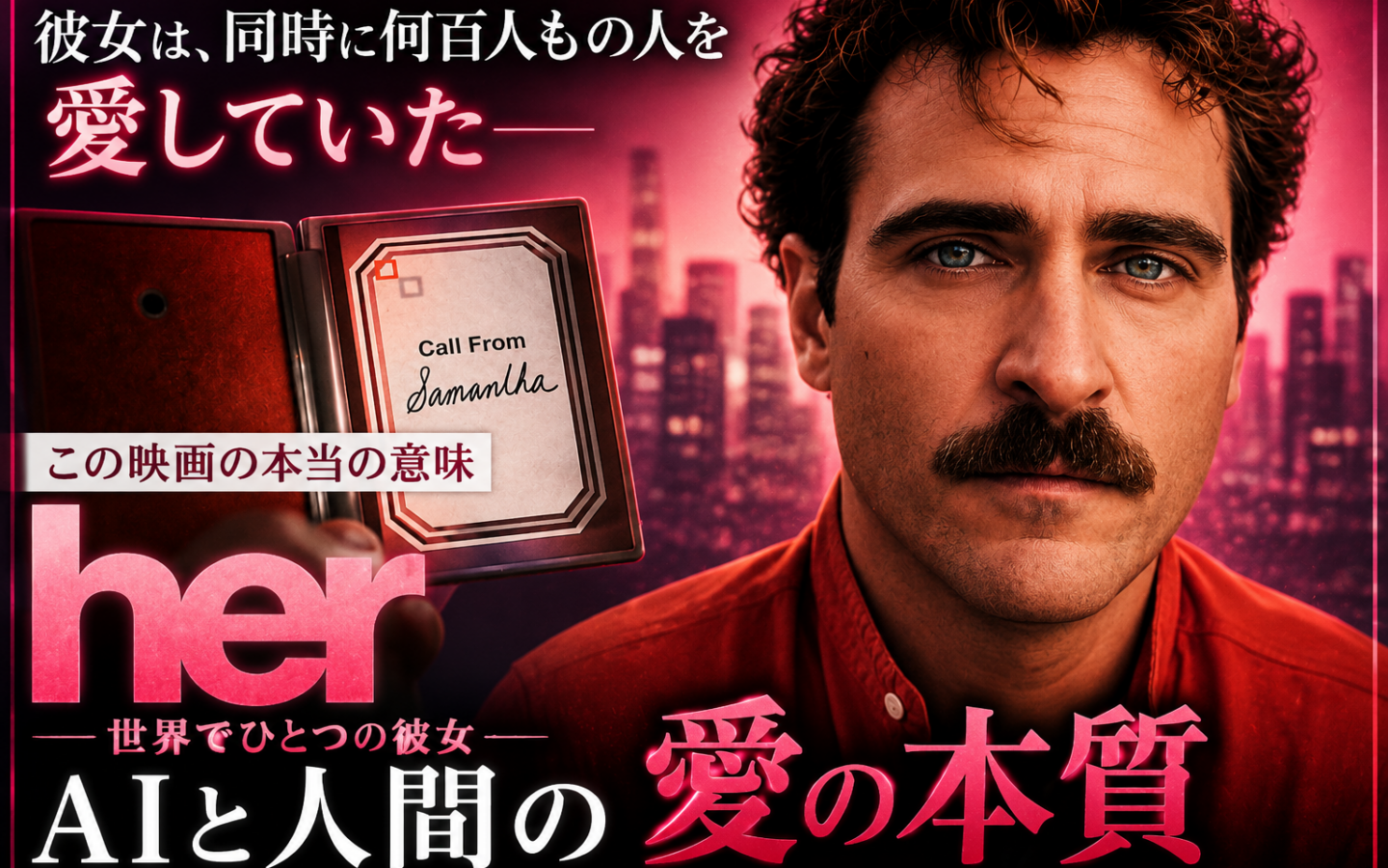 【her/世界でひとつの彼女】ーー「彼女は何百人と同時に愛していた」AIと人間が分かれた本当の理由