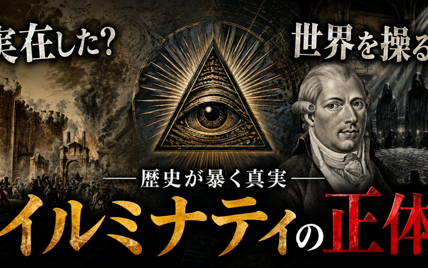【イルミナティ】ーー「実在した結社」と「都市伝説」はどこで分かれたのか