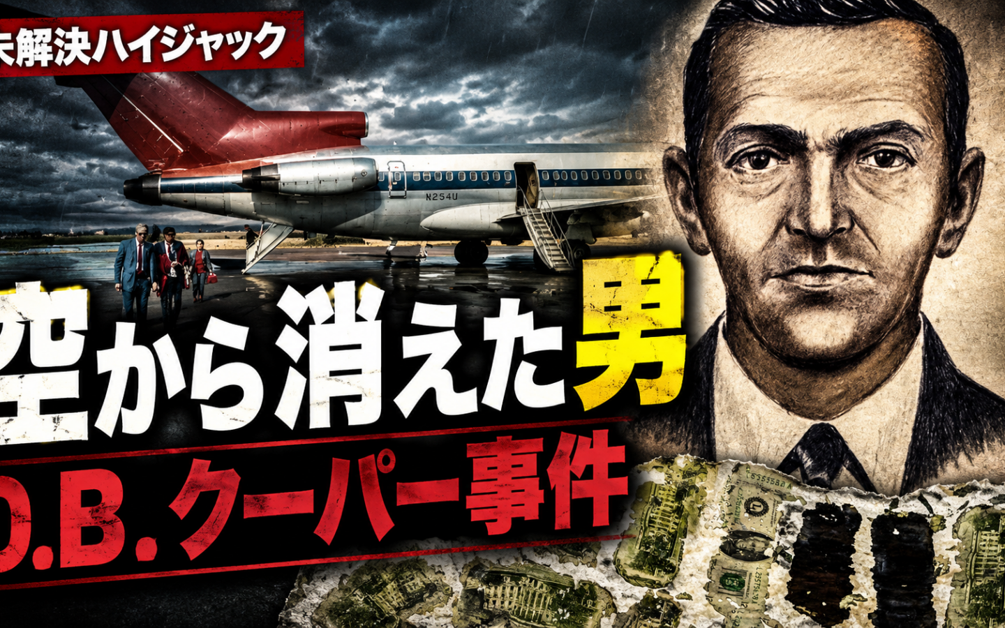【D.B.クーパー事件】ーー「完全犯罪」を成功させた男は、そもそも生きて着地できたのか