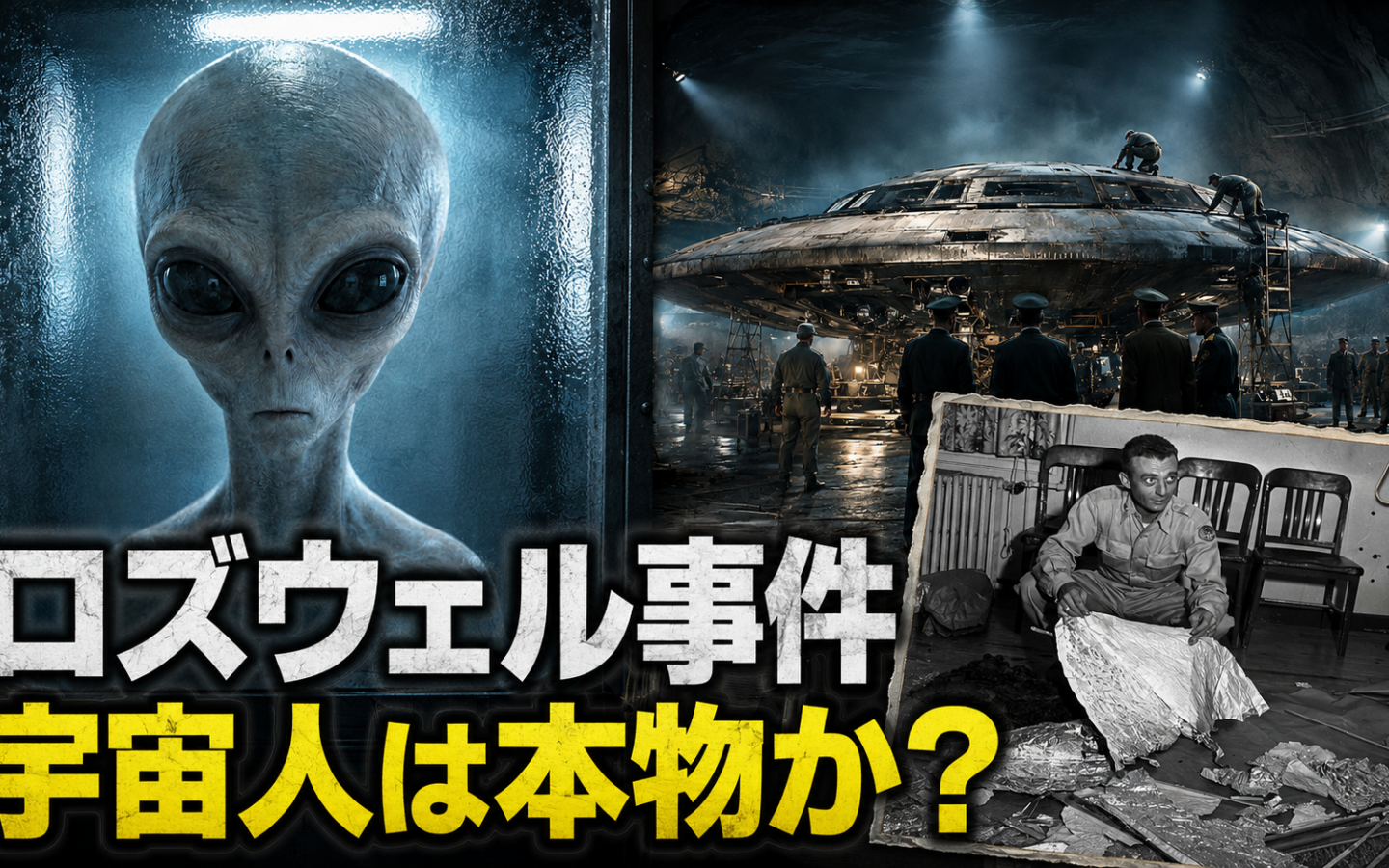 【ロズウェル事件】ーー政府が隠していたのは宇宙人じゃなく、