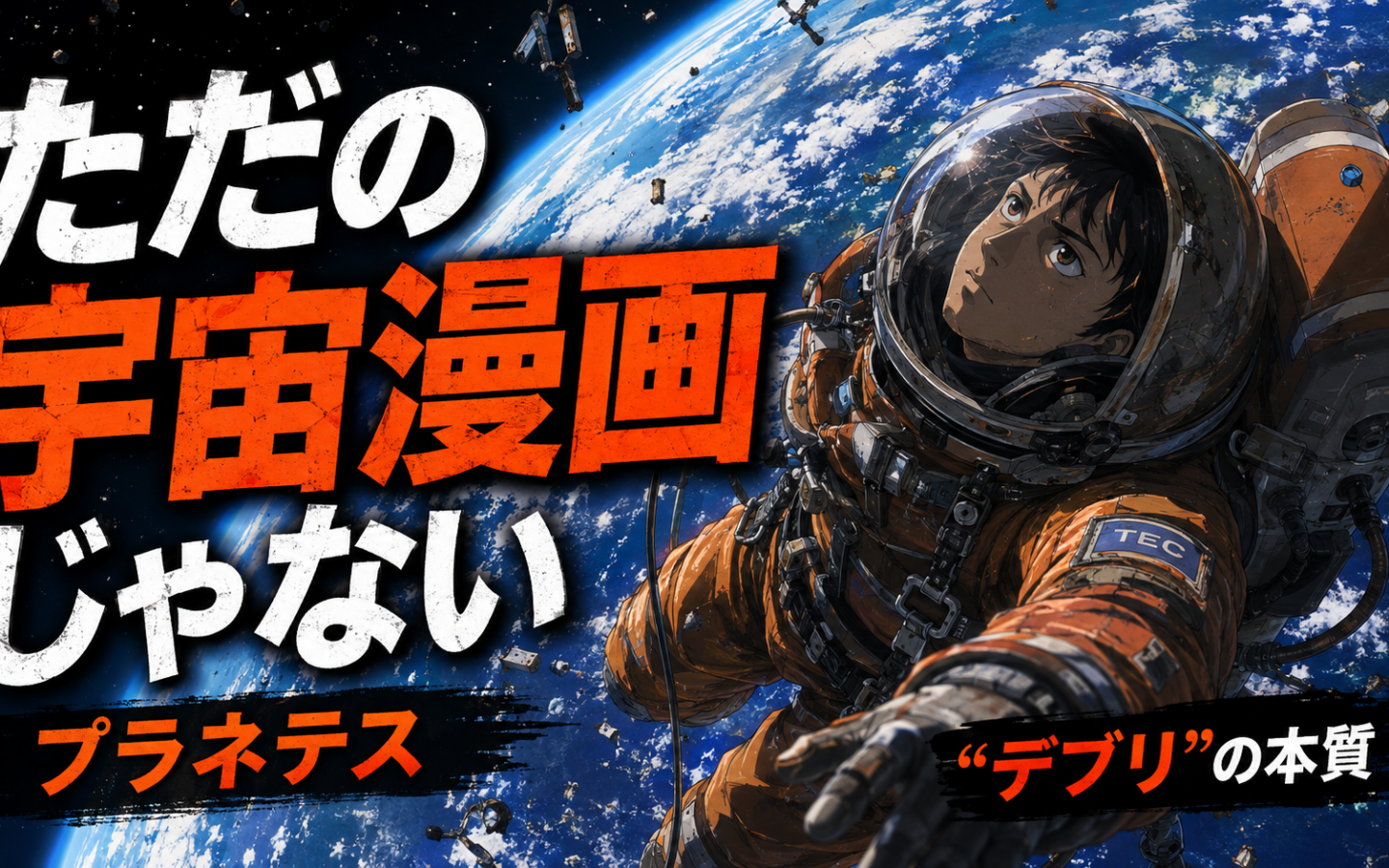 【プラネテス】ーー宇宙ゴミ回収は、本当は「捨てたはずのもの」を拾い集める仕事だった