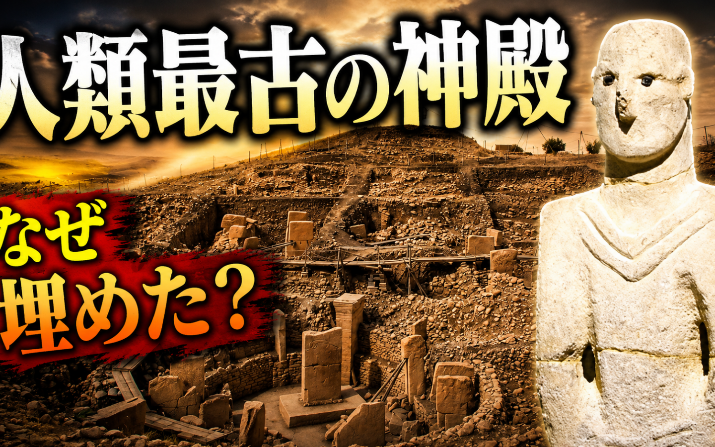 【ギョベクリ・テペ】ーー人類最初の神殿は、なぜ自らの手で埋められ、捨てられたのか
